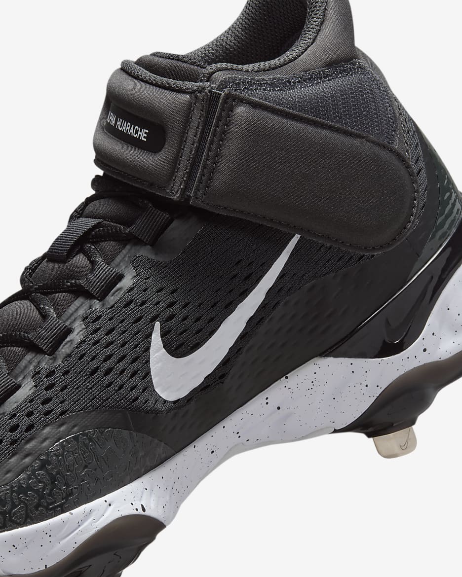 Nike alpha huarache elite mid metal mens baseball cleats best sale